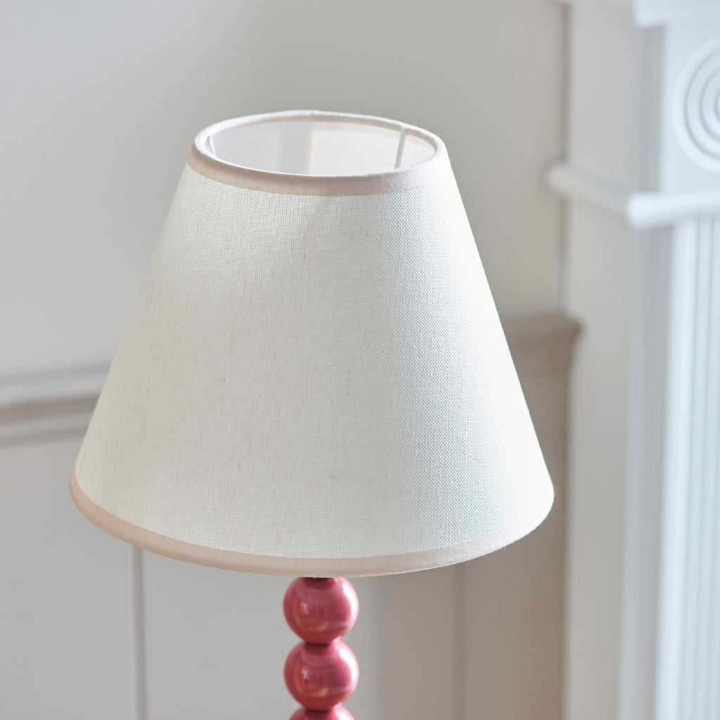 114740 Higgledy & Ivy 25cm Table Lamp Pink White