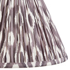 114960 Myrtle & Ikat 30cm Table Lamp White Grey