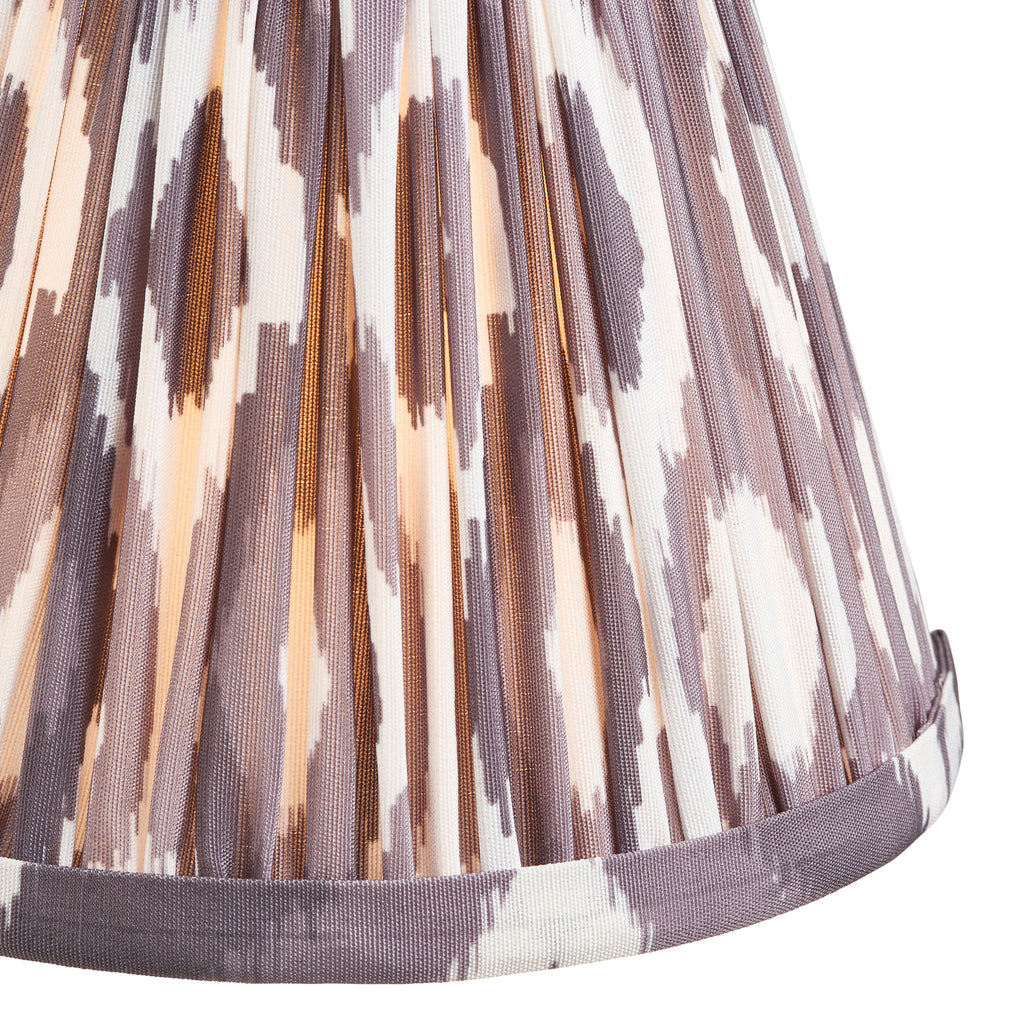 115017 Santiago & Ikat 16cm 5 Light Pendant Brass Grey