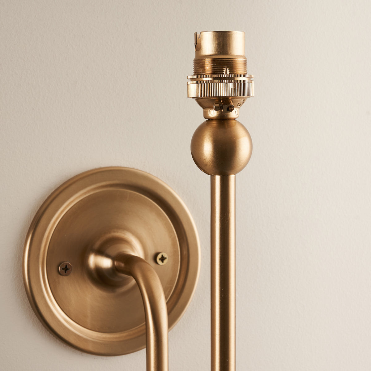 115030 Santiago & Leaf 16cm Wall Light Brass Blue