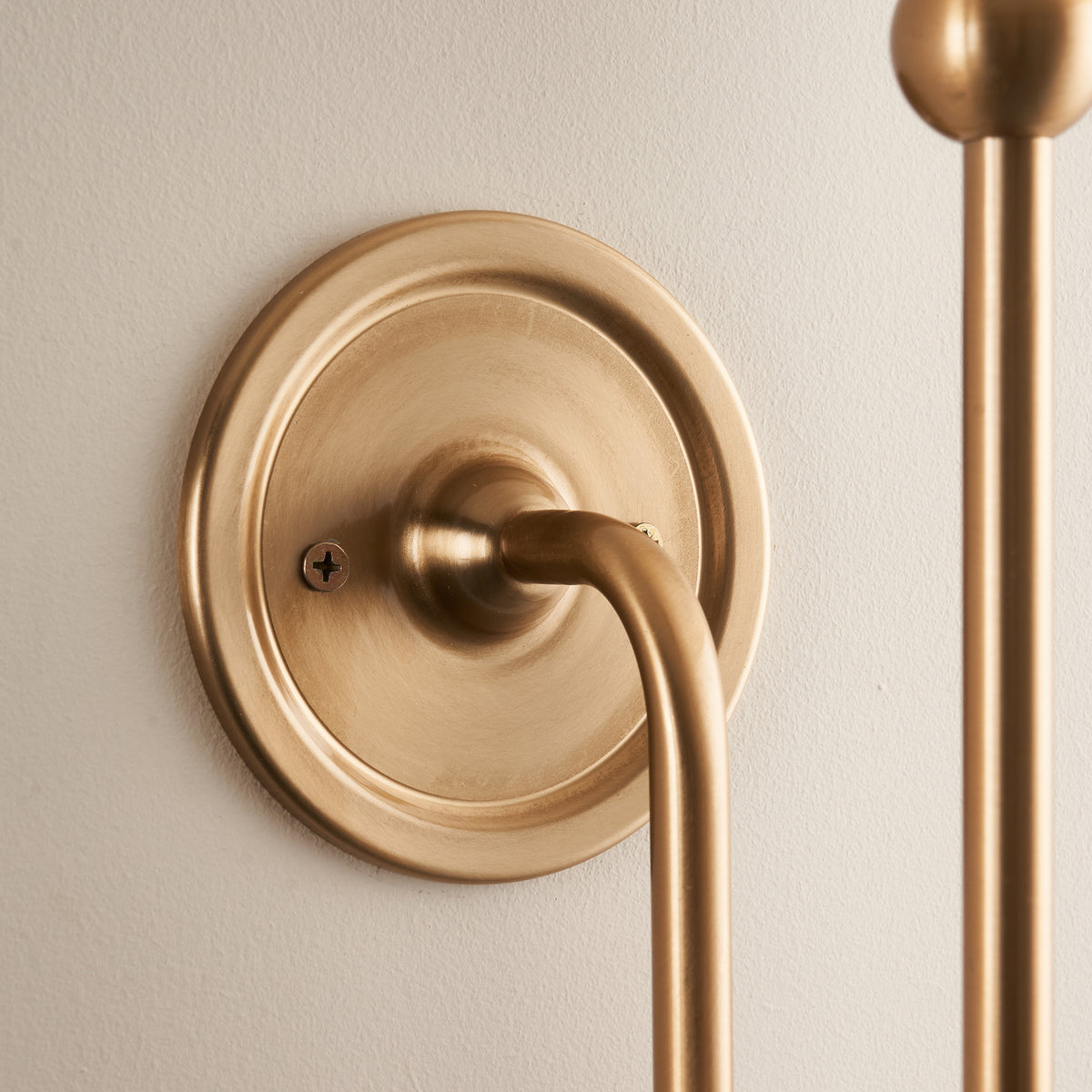 115036 Santiago & Ikat 16cm Wall Light Brass Grey
