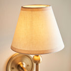 115040 Santiago & Ivy 16cm Wall Light Brass White