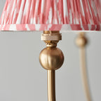 115047 Santiago & Ikat 16cm 5 Light Pendant Brass Pink