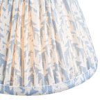 115050 Santiago & Leaf 16cm 5 Light Pendant Brass Blue