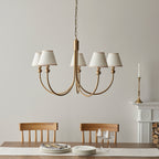 115060 Santiago & Ivy 16cm 5 Light Pendant Brass White