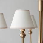 115060 Santiago & Ivy 16cm 5 Light Pendant Brass White