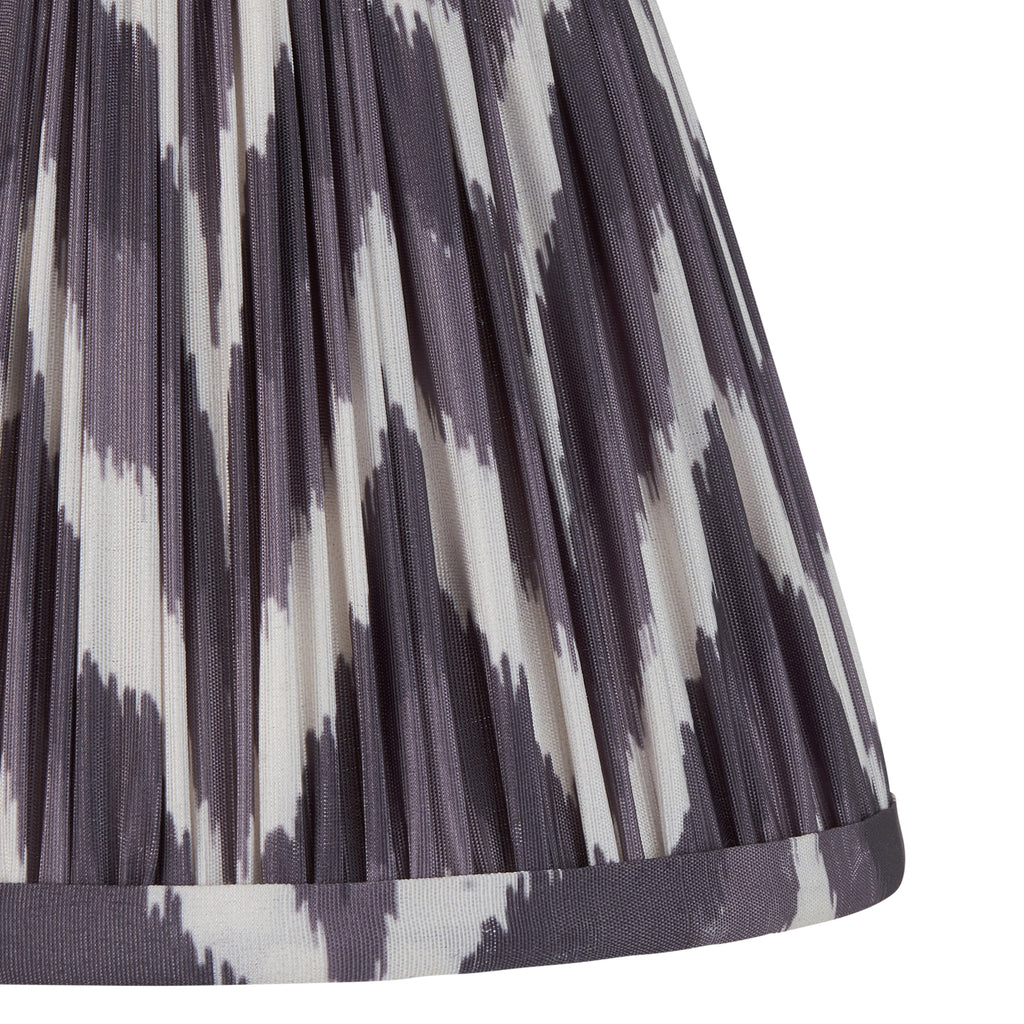 115083 Bibury & Zigzag 20cm Table Lamp Blue Grey