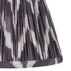 115083 Bibury & Zigzag 20cm Table Lamp Blue Grey