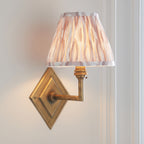 115422 Diamond Angle & Ikat 16cm Wall Light Brass