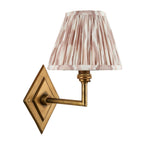 115422 Diamond Angle & Ikat 16cm Wall Light Brass