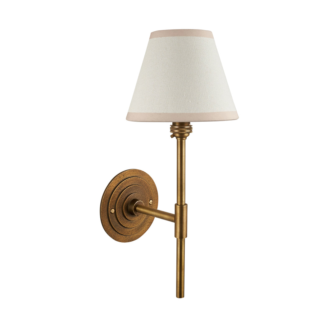 115437 Halo Tall & Ivy 16cm Wall Light Brass White