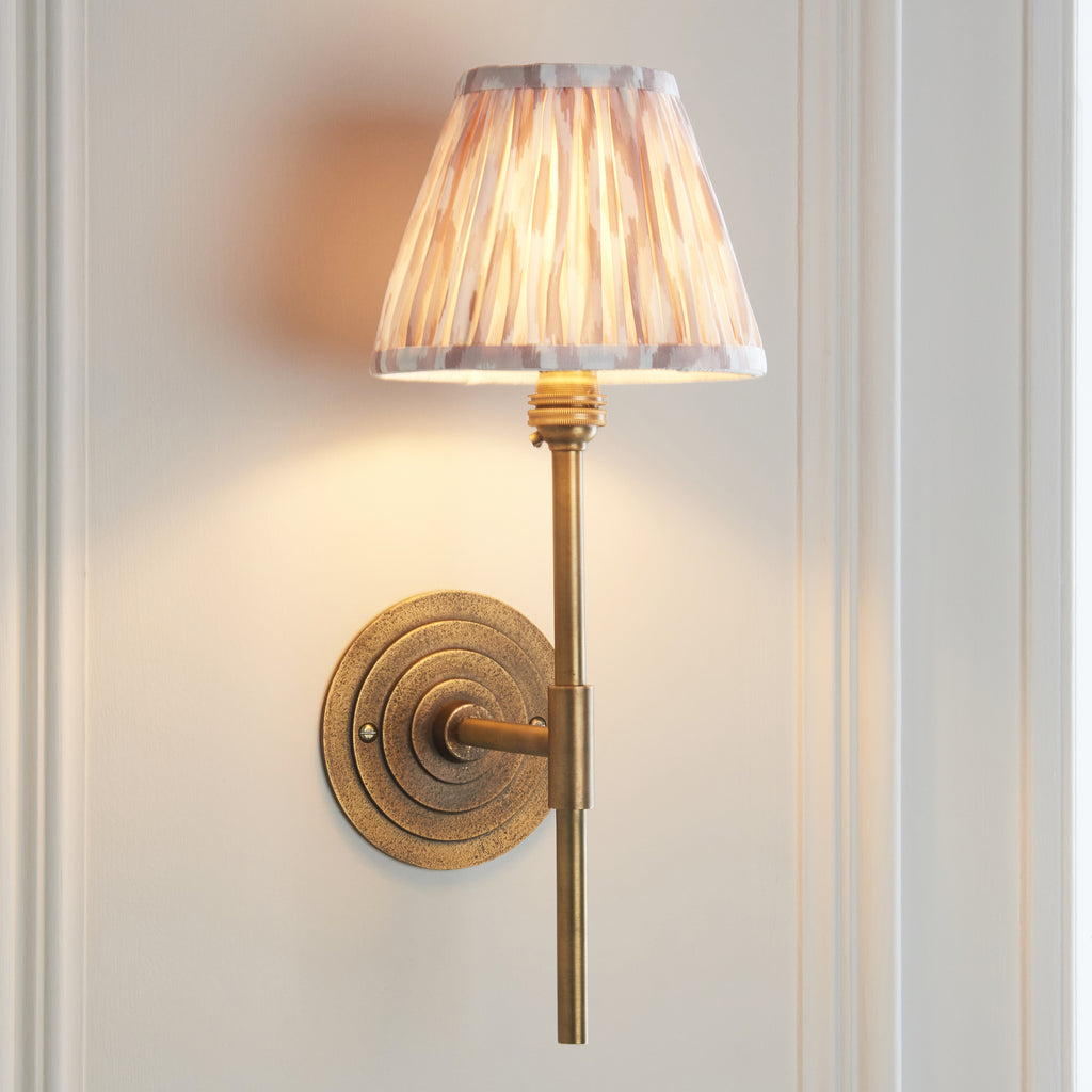 115438 Halo Tall & Ikat 16cm Wall Light Brass