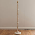 115486 Carnaby & Ikat 35cm Floor Lamp White