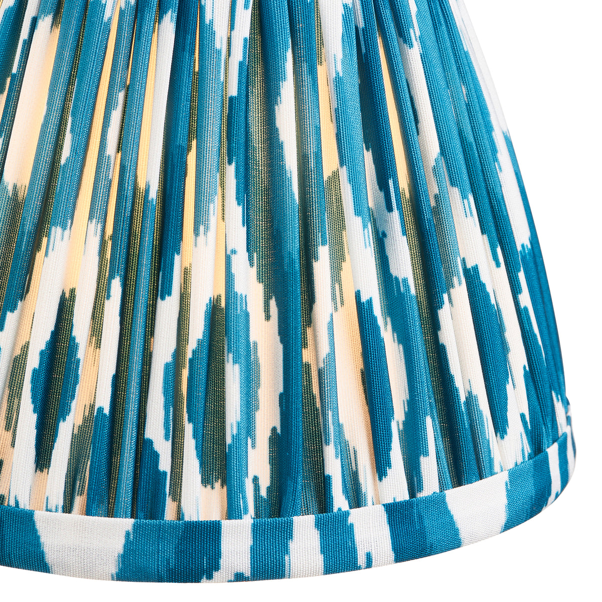 115598 Dome Arc & Ikat 16cm Wall Light Brass Blue