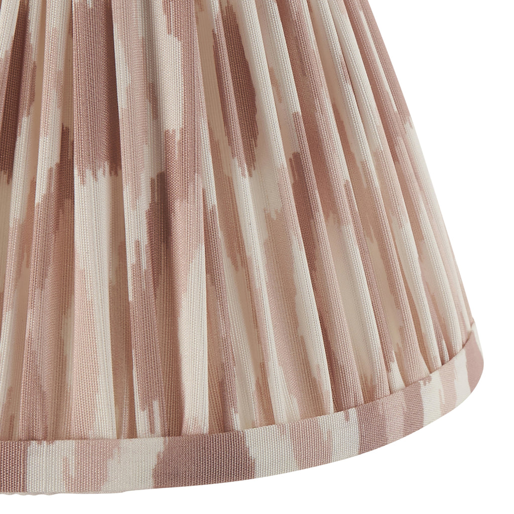 115804 Step Fold & Ikat 16cm Wall Light Brass