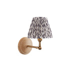 115837 Wood Wing & Leaf 16cm Wall Light Wood Grey