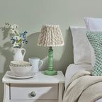 115937 Bibury & Leaf 20cm Table Lamp Green