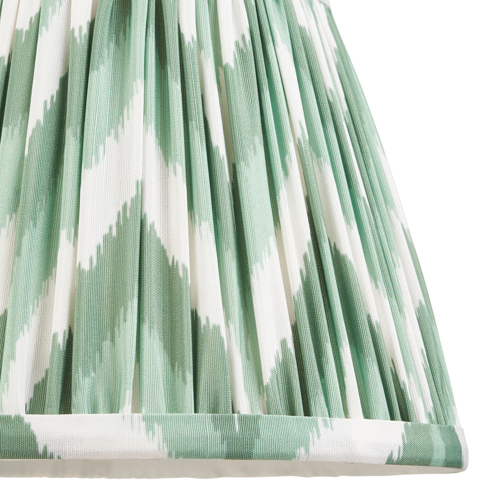 115941 Bibury & Zigzag 20cm Table Lamp Green