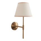 116024 Obelisk T Bar & Ivy 20cm Wall Light Brass White