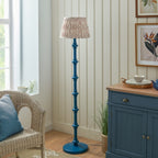 116154 Carnaby & Ikat 35cm Floor Lamp Blue