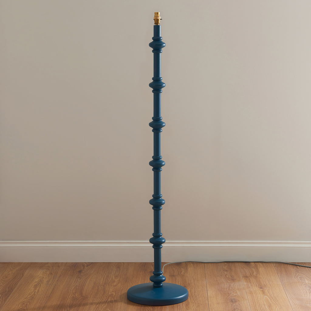 116154 Carnaby & Ikat 35cm Floor Lamp Blue
