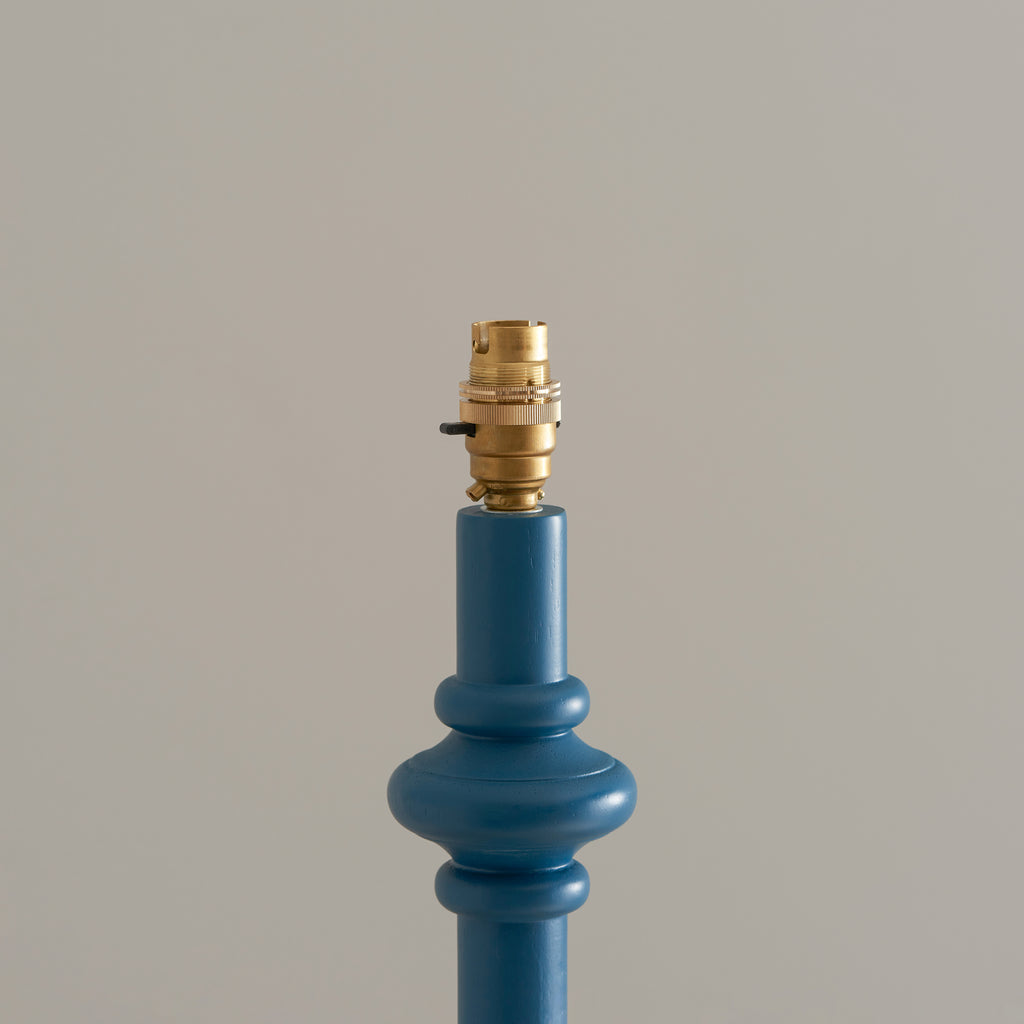 116154 Carnaby & Ikat 35cm Floor Lamp Blue