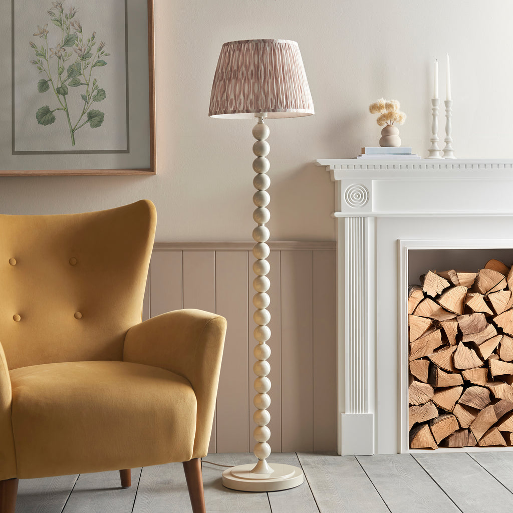 116179 Higgledy & Ikat 35cm Floor Lamp White