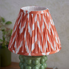 116298 Bobble & Zigzag 25cm Table Lamp Green Orange