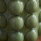 116298 Bobble & Zigzag 25cm Table Lamp Green Orange