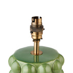 116298 Bobble & Zigzag 25cm Table Lamp Green Orange