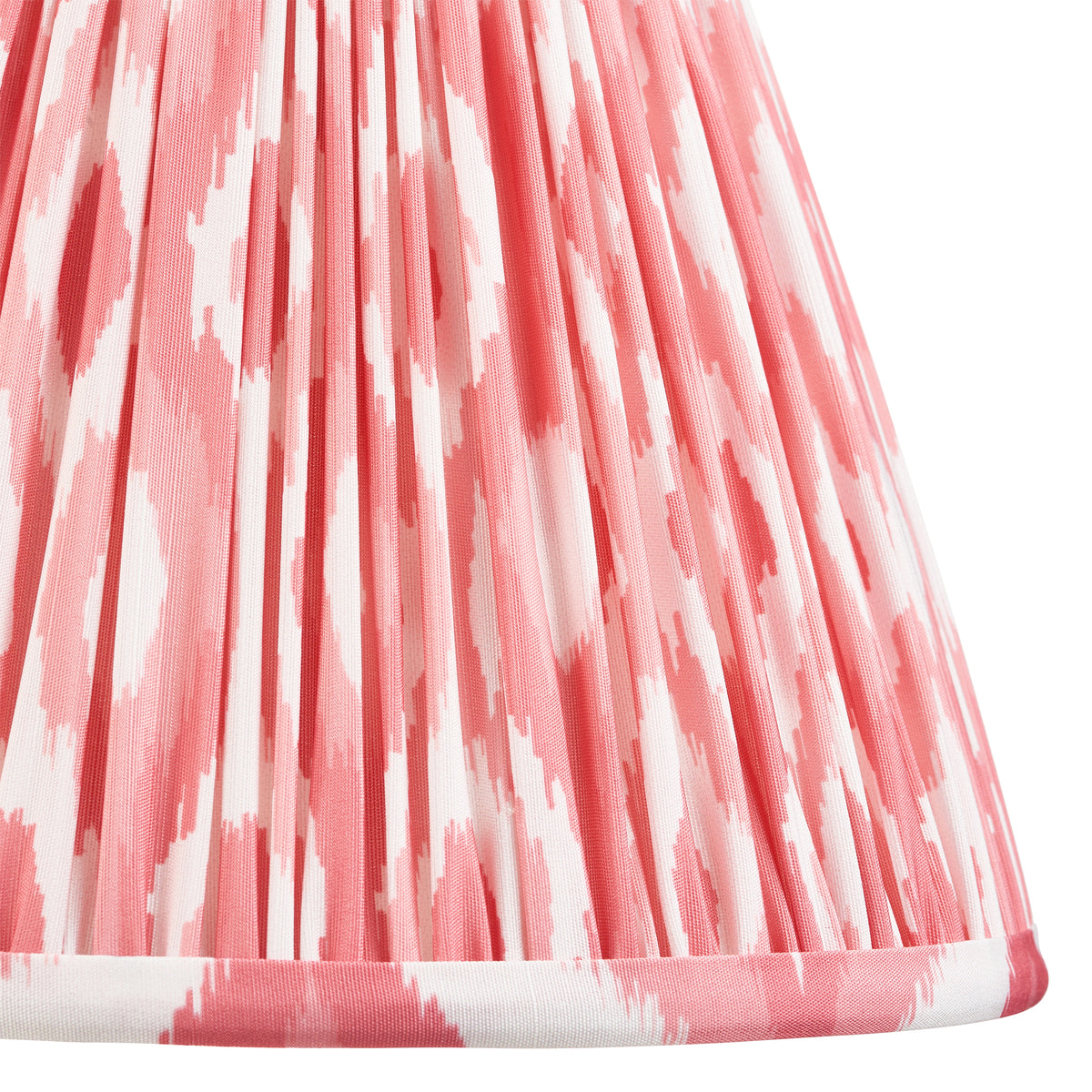 116322 Myrtle & Ikat 25cm Table Lamp White Pink