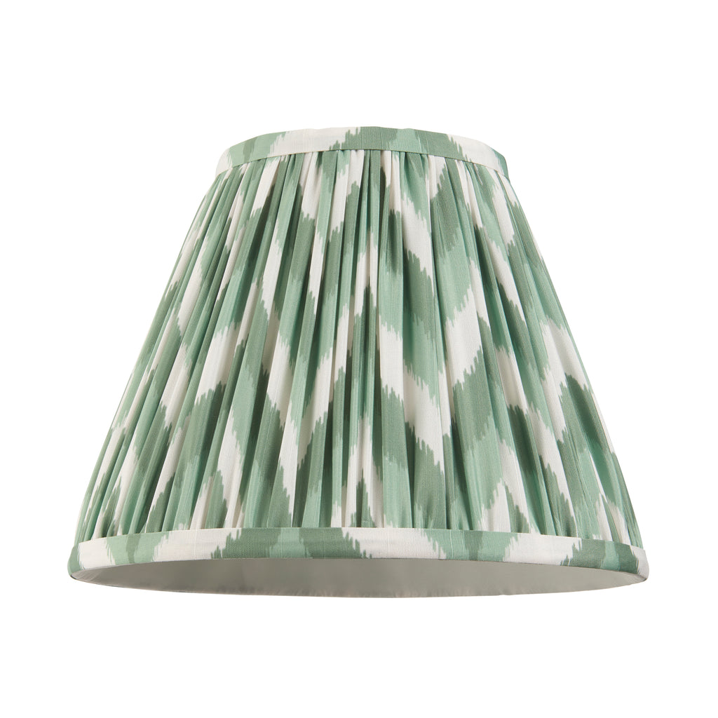116337 Myrtle & Zigzag 25cm Table Lamp Green
