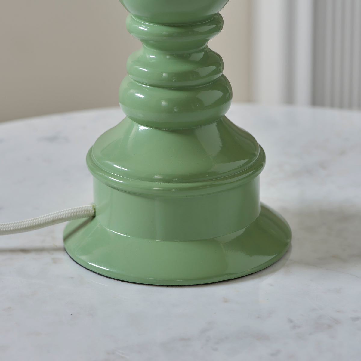 116338 Myrtle & Zigzag 25cm Table Lamp Green Orange