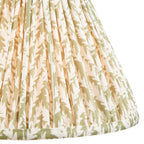 116411 Layered Leaf & Leaf 30cm Table Lamp Ivory Green