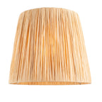 116422 Layered Leaf & Raffia 30cm Table Lamp Ivory