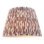 116463 Layered Leaf & Ikat 35cm Table Lamp Ivory Grey