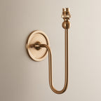116829 Santiago & Ikat 20cm Wall Light Brass Grey