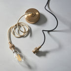 117662 Eltham Pendant Brass