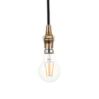 117662 Eltham Pendant Brass