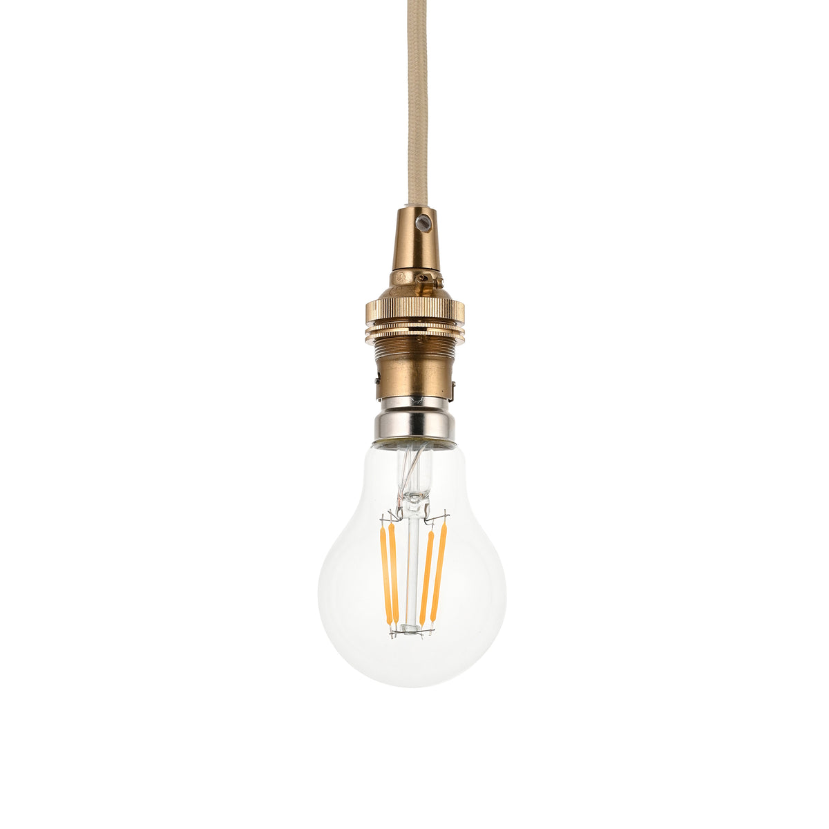 117667 Eltham Pendant Brass