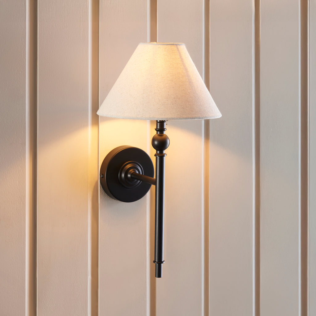 117826 Lille Wall Light Black