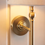 117827 Lille Wall Light Brass