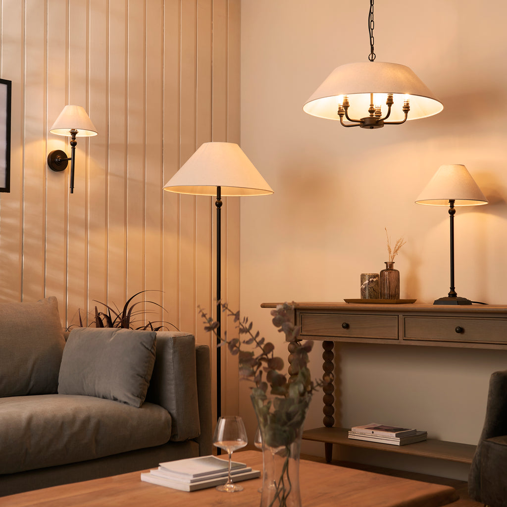 117828 Lille Table Lamp Black
