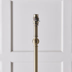 118007 Lille & Ikat 40cm Floor Lamp Brass Blue