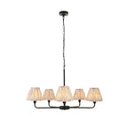 118039 Lille & Ikat 16cm 5 Light Pendant Black