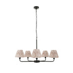 118039 Lille & Ikat 16cm 5 Light Pendant Black