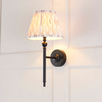 118105 Lille & Ikat 20cm Wall Light Black