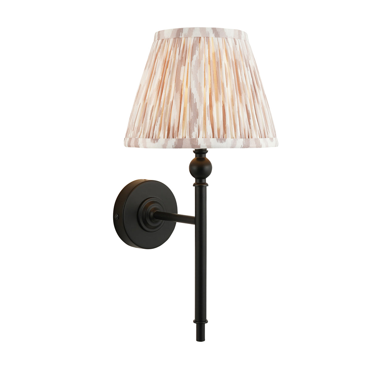 118105 Lille & Ikat 20cm Wall Light Black