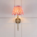 118109 Lille & Ikat 20cm Wall Light Brass Pink
