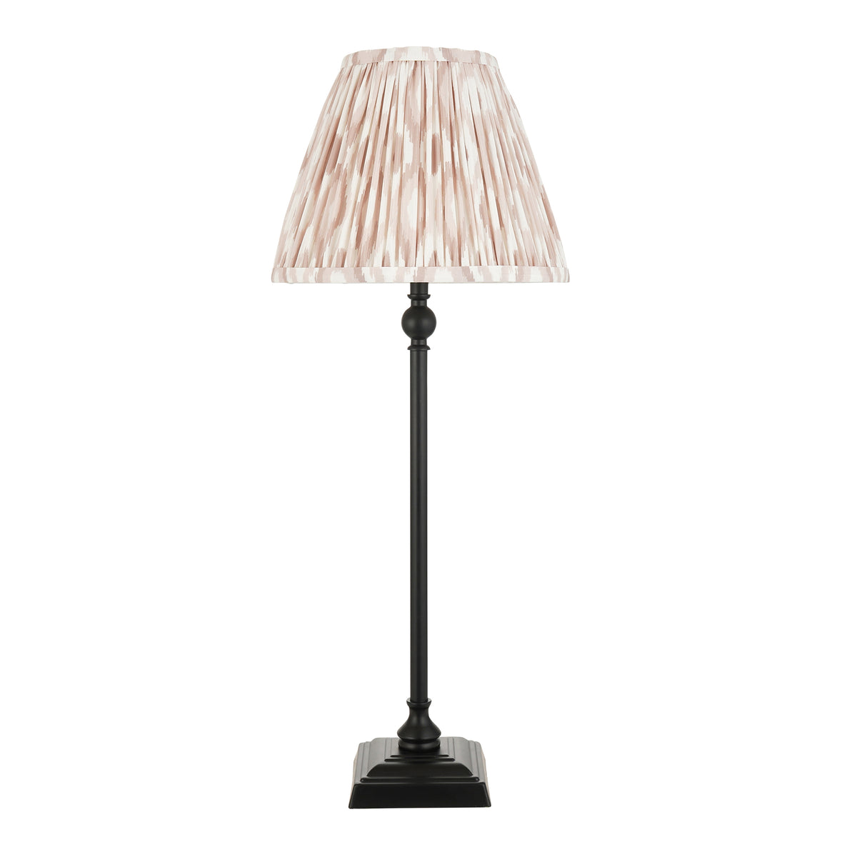 118135 Lille & Ikat 25cm Table Lamp Black